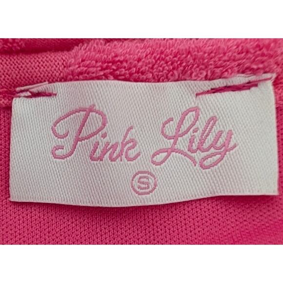 Floral Terrycloth Mini Halter Dress Small 3D Retro Coquette Fairy Feminine Boho - Picture 6 of 8